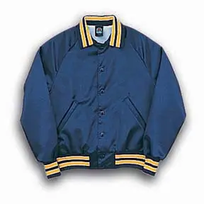 722 navy satin jacket